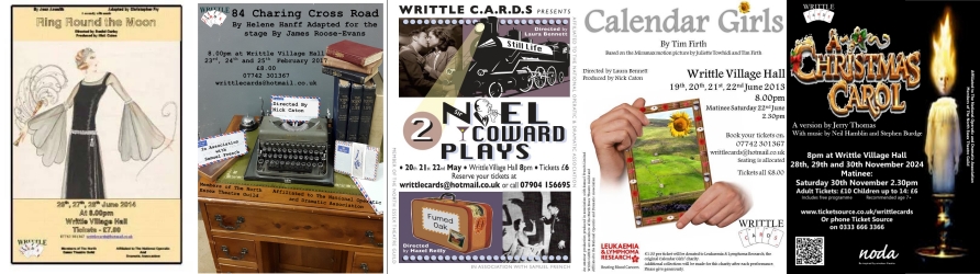posters of previous productions